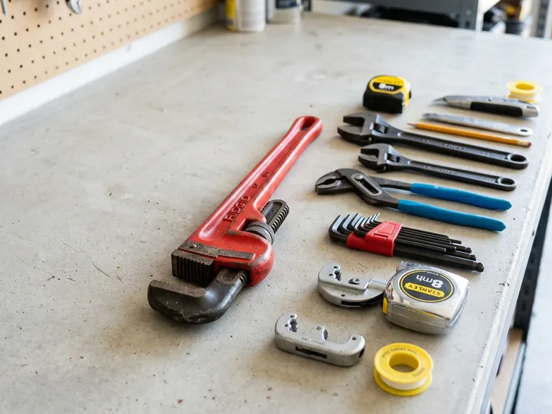 Professional plumbers in Wintergreen, VA equipped with top-tier tools for residential and commercial plumbing services.